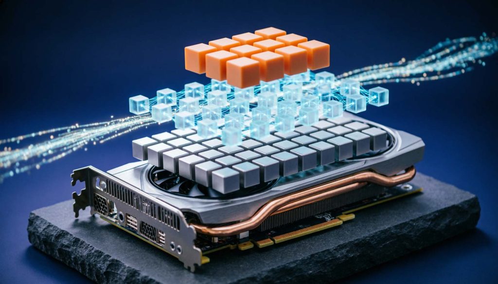 Распределение VRAM между весами и KV-кэшем