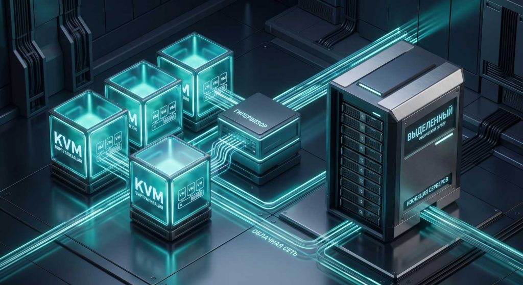 Архитектура хостинга - изоляция KVM и выделенный сервер