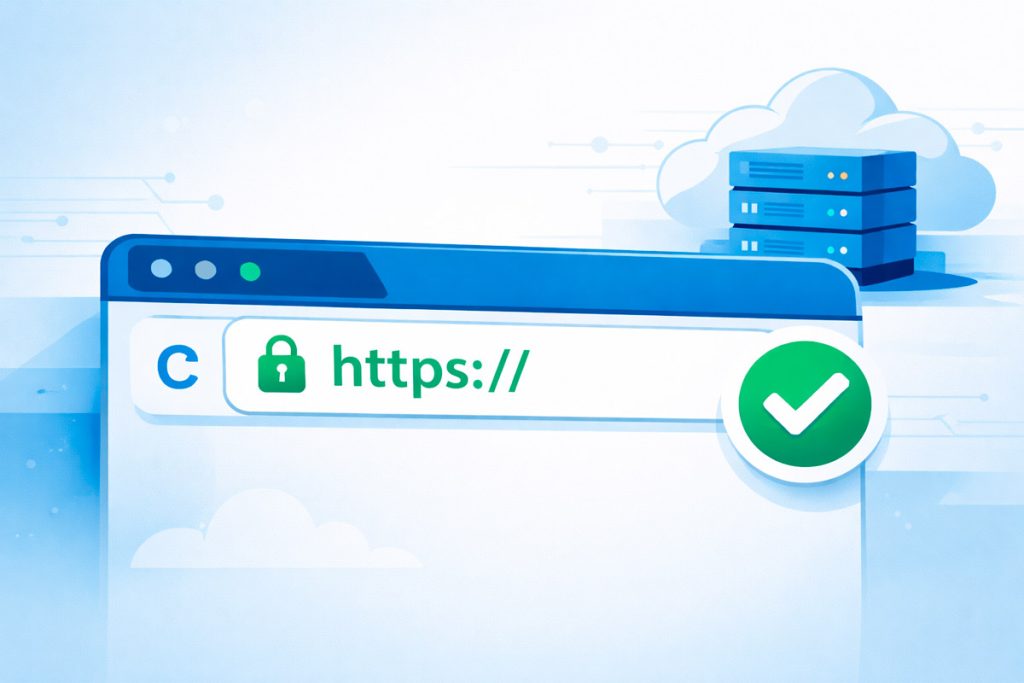Финальный результат — сайт работает по HTTPS